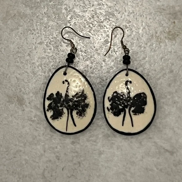 Ostrich Earingd - Picture 2 of 3